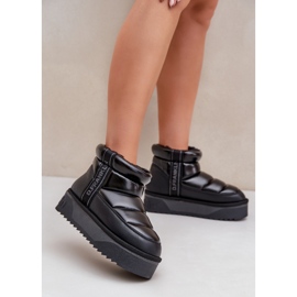 Botas de Nieve Bajas con Suela Gruesa D.Franklin DFSH371011 Negro 3