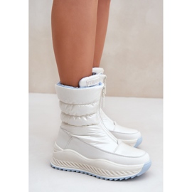 Botas de nieve Big Star de mujer con pelo OO274A396 Blanco 7