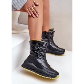 Botas de nieve Big Star de mujer con pelo OO274A395 Negro 8
