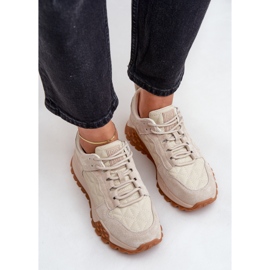 Zapatillas Mujer Piel Big Star OO274A315 Hi-Poly System Beige 5