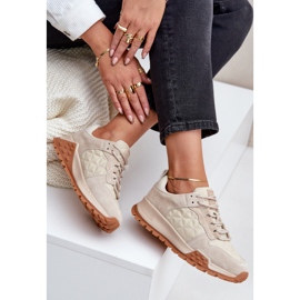 Zapatillas Mujer Piel Big Star OO274A315 Hi-Poly System Beige 8