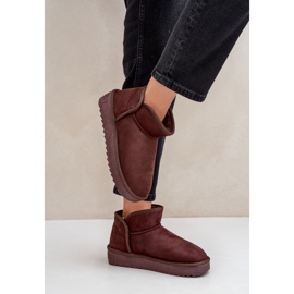 Botas de Nieve con Plataforma Mujer D.Franklin DFSH370010 Chocolate marrón 7