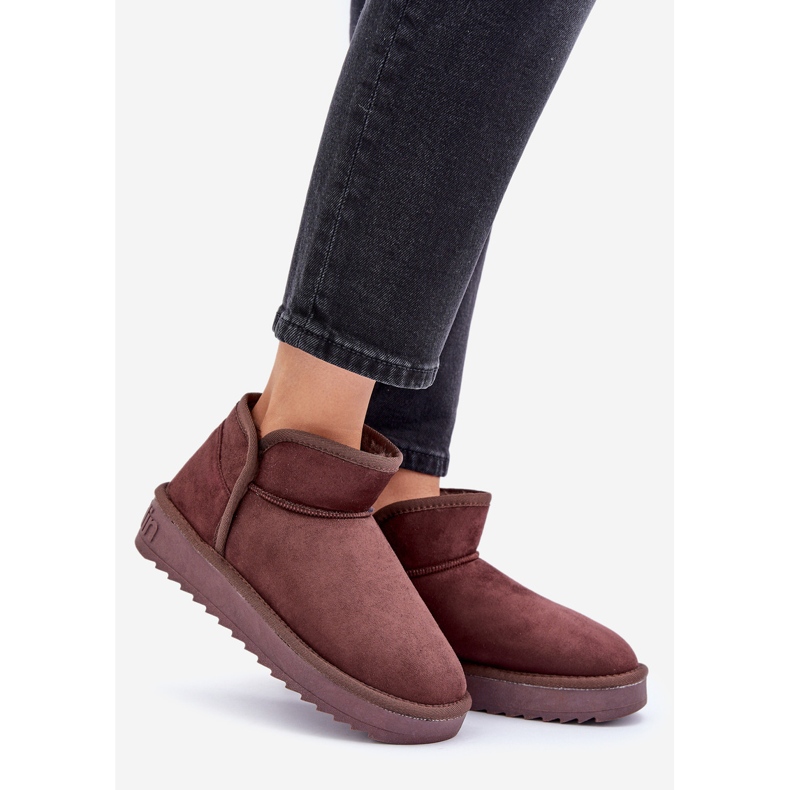 Botas de Nieve con Plataforma Mujer D.Franklin DFSH370010 Chocolate marrón 1