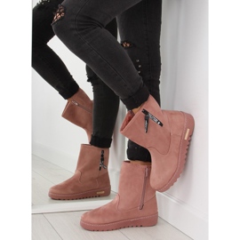 Botas de nieve mujer rosa AN-111 rosa rosado 2