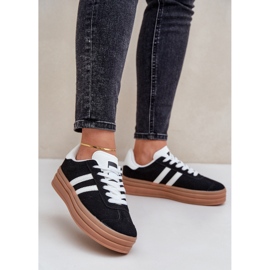 Zapatillas Deportivas Mujer con Plataforma, Negro 2 Zapatillas Deportivas Mujer con Plataforma, Negro 2