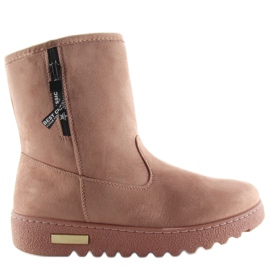 Botas de nieve mujer rosa AN-111 rosa 1