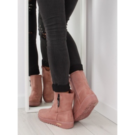 Botas de nieve mujer rosa AN-111 rosa rosado 4