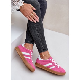 Zapatillas deportivas bajas para mujer, rosa rosado 6