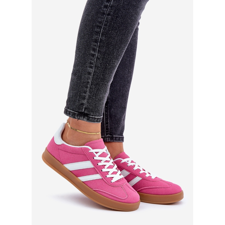 Zapatillas deportivas bajas para mujer, rosa 1