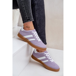 Zapatillas deportivas bajas para mujer, color morado violeta 5
