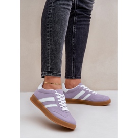 Zapatillas deportivas bajas para mujer, color morado púrpura 2