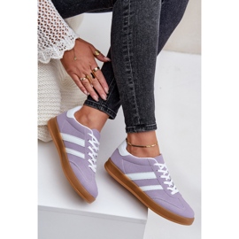Zapatillas deportivas bajas para mujer, color morado violeta 6