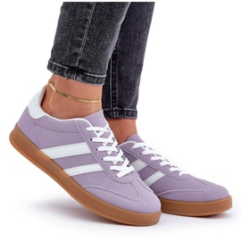Zapatillas deportivas bajas para mujer, color morado violeta 7