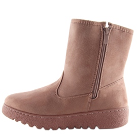 Botas de nieve mujer rosa AN-111 rosa rosado 6