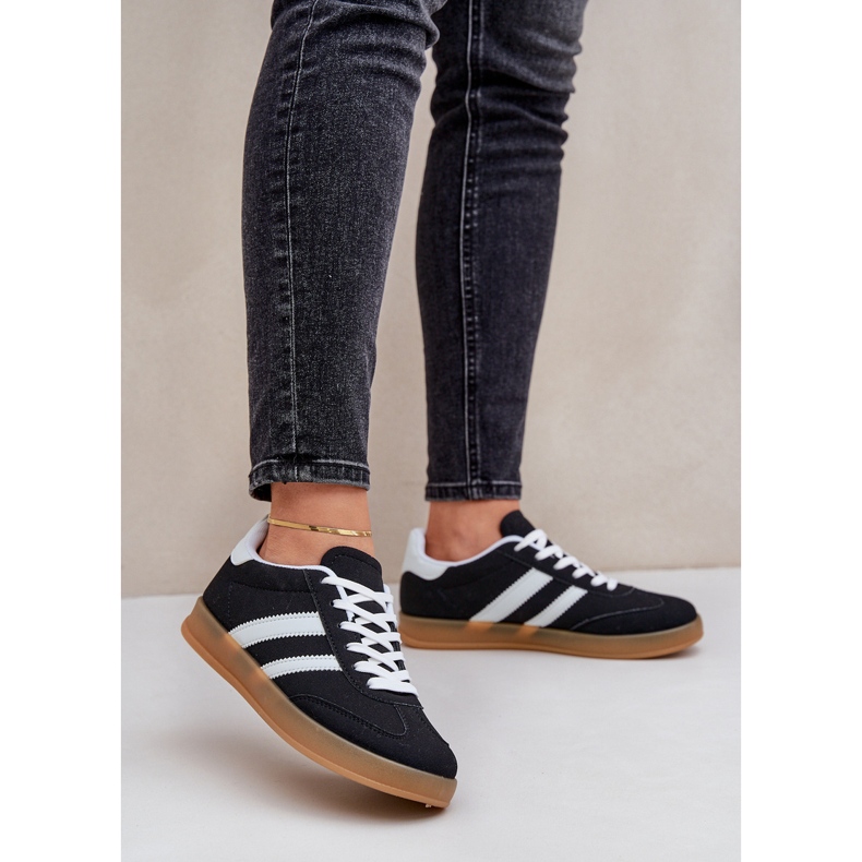 Zapatillas deportivas bajas para mujer, color negro 2 Zapatillas deportivas bajas para mujer, color negro 2