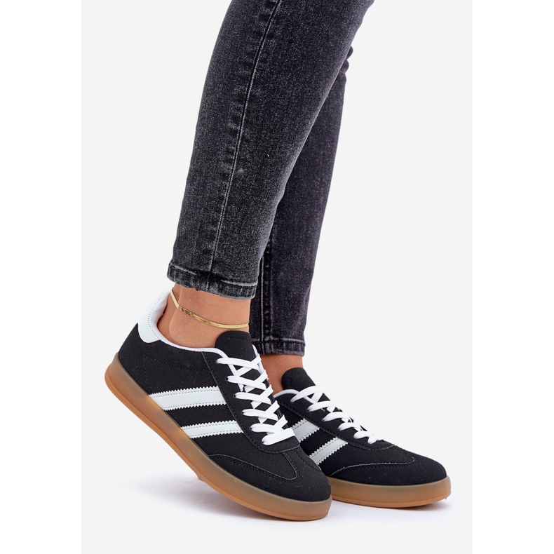 Zapatillas deportivas bajas para mujer, color negro 1 Zapatillas deportivas bajas para mujer, color negro 1