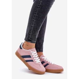 Zapatillas deportivas bajas para mujer, rosa rosado 1