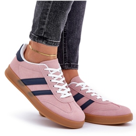 Zapatillas deportivas bajas para mujer, rosa rosado 7
