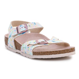 Sandalias Birkenstock Rio Kids 1022232 Pastel Floral rosado 1