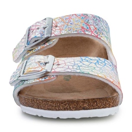 Chanclas Birkenstock Arizona Kids Flashy Hologram plateadas 1022173 multicolor 2