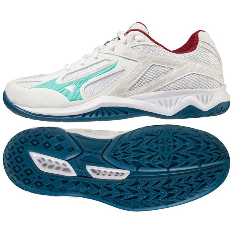 Zapatillas de voleibol Mizuno Lightning Star Z6 V1GD210348 blanco blanco 1