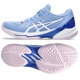 Zapatillas de voleibol Asics Sky Elite Ff 2 W 1052A053-403 azul 1