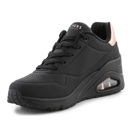 Zapatos Skechers Uno Cuña - Hi Steps 177520-BBK negro 3