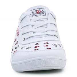 Zapatos Skechers Bobs B Cute Love Brigade 113951-WRPK blanco 2