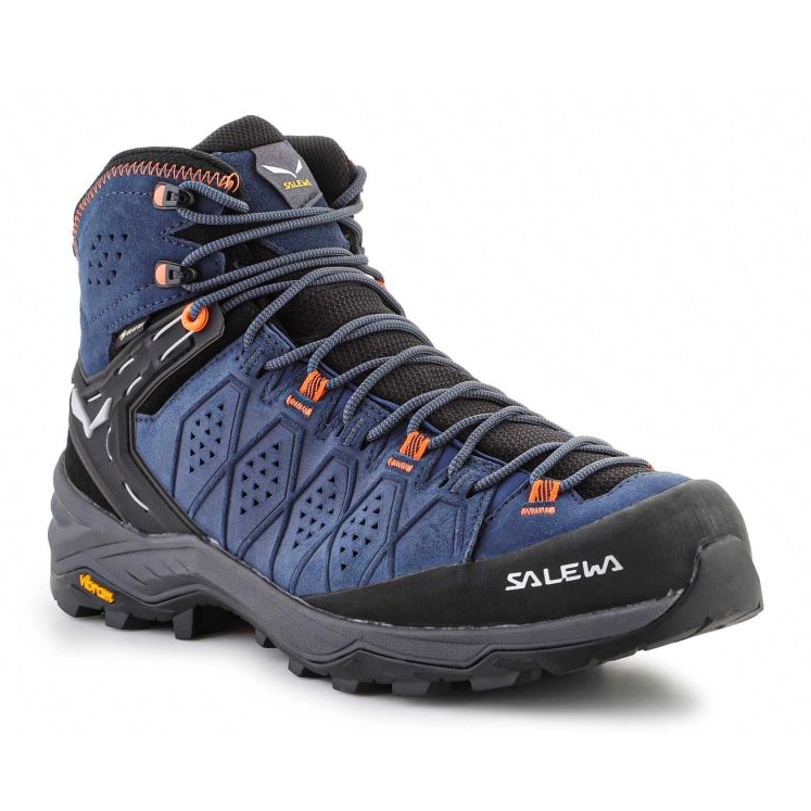 Zapatos Salewa Ms Alp Trainer 2 Mid Gtx 61382-8675 azul 1