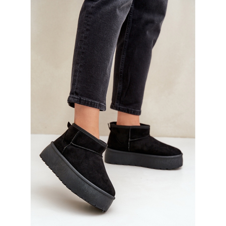 Botas de nieve forradas de pelo para mujer TL242, negro 1 Botas de nieve forradas de pelo para mujer TL242, negro 1