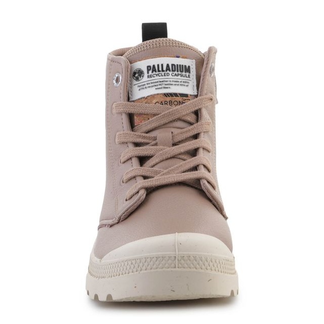 Palladium Pampa Hi Re-Vegn Zapatos de piel 74378-284-M beige 2