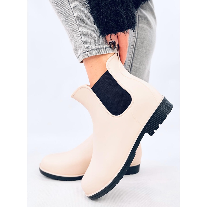 Botas Chelsea de mujer, beige claro 1 Botas Chelsea de mujer, beige claro 1