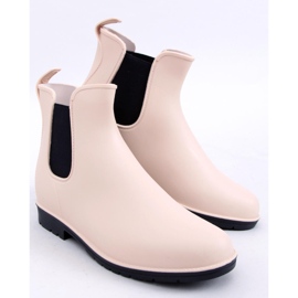 Botas Chelsea de mujer, beige claro 4