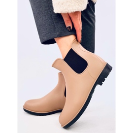 Botas Chelsea de mujer, caqui-beige 1