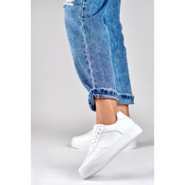 Calzado deportivo de mujer, zapatillas blancas K-1W blanco 2