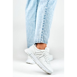 Calzado deportivo para mujer, zapatillas blancas, LL66-33W blanco 1