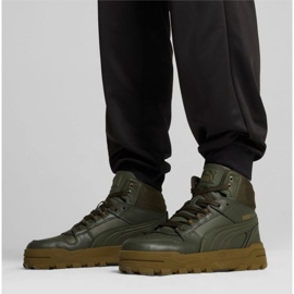 Zapatos Puma Rebound Abrupt 397468-06 verde 2 Zapatos Puma Rebound Abrupt 397468-06 verde 2