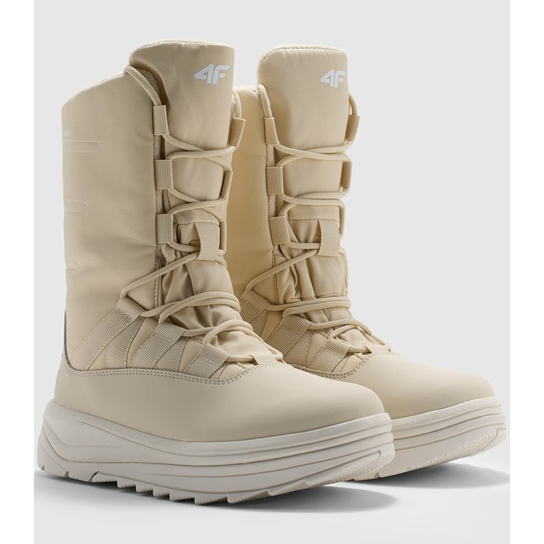 Botas De Nieve Mujer Inua Con Aislamiento Primaloft 4F 4FRAW24FSBSF012 Beige 2 Botas De Nieve Mujer Inua Con Aislamiento Primaloft 4F 4FRAW24FSBSF012 Beige 2