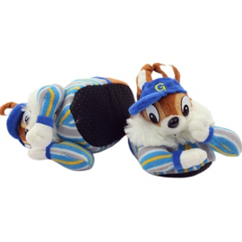 American Club Pantuflas cálidas para mascotas con ardilla americana azul marrón 4 American Club Pantuflas cálidas para mascotas con ardilla americana azul marrón 4
