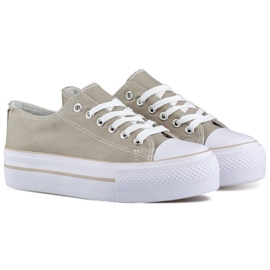 PRIMO Zapatillas Modelo QY832-36D.G Gris 2