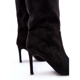 Joalice Botas de tacón alto a media pantorrilla para mujer Negro Odetteia 4 Joalice Botas de tacón alto a media pantorrilla para mujer Negro Odetteia 4