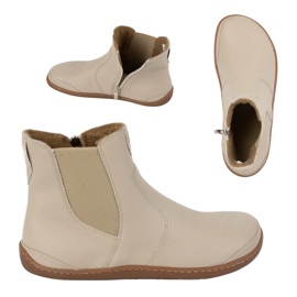 Olivier Botas Chelsea de mujer descalzas con cremallera, aislantes 1263, beige 1 Olivier Botas Chelsea de mujer descalzas con cremallera, aislantes 1263, beige 1