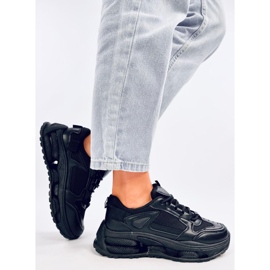 Zapatillas de mujer, calzado deportivo negro. 2
