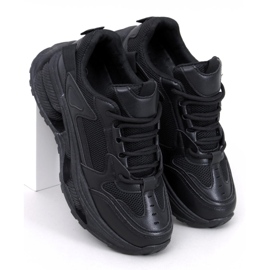 Zapatillas de mujer, calzado deportivo negro. 5