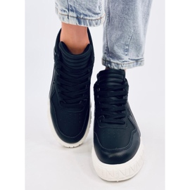 Zapatillas deportivas altas para mujer, color negro. 1