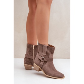 Botas sin aislamiento Zazoo 3444/2 marrón 2