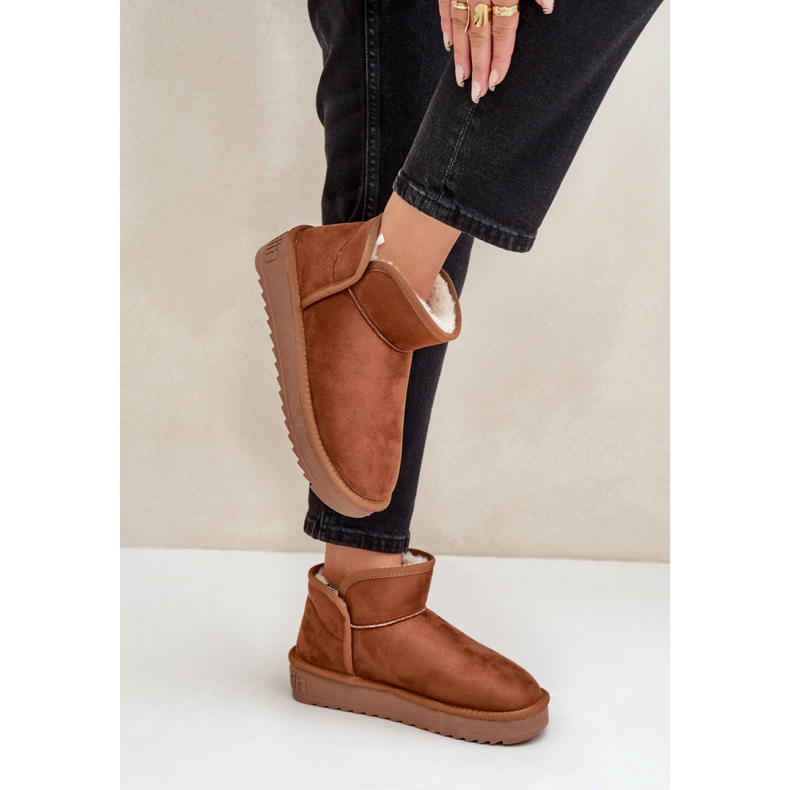 D.Franklin Botas de Nieve Mujer con Pelo DFSH370010 marrón 1