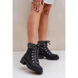 Tramperos aislados de mujer MD1055-1 negro 1