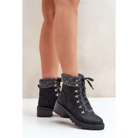 Tramperos aislados de mujer MD1055-1 negro 2
