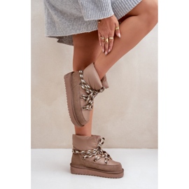 Botas de nieve D.Franklin con pelo DFSH375003 beige 2